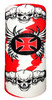 Skull squad and cross on Red and white - multi headwear