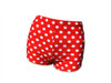 Dots big on red bikini pin up