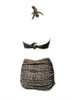 Leopard brown bikini pin up