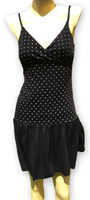 Dress small dot on black fashion dress