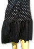 Dress small dot on black fashion dress