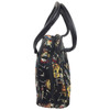 Skeleton black medium bowling bag
