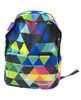 Classic rainbow check rucksack