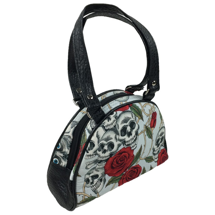 Skull cream small bowling bag