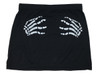Death grip black cute mini skirt