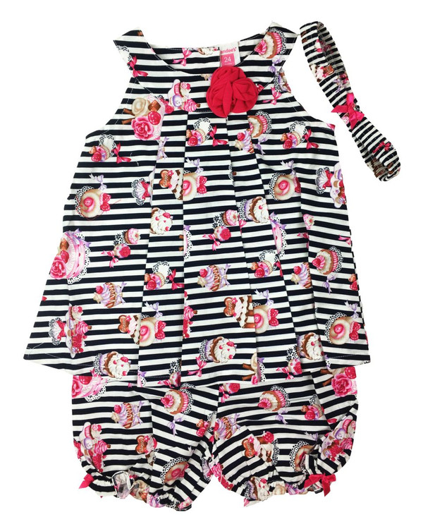 Baby kid set - stripes cakes