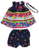 Baby kid set - colorful butterfly