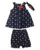Baby kid set - marine navy blue