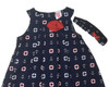 Baby kid set - marine navy blue