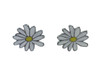 Daisy flower stud earring