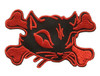 Cat bone red animal big