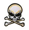 Skull bone golden patch big
