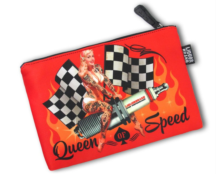 Queen of speed cosmetic bag liquorbrand