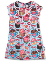 Cupcake blue six bunnies dress