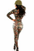 Back - The army soldier catsuit 