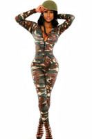 Front - The army soldier catsuit 