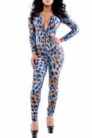 Front - zippered long sleeve catsuit