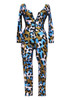 Front zippered long sleeve catsuit