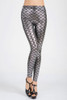 Front - Silver metallic scales