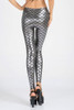 Back - Silver metallic scales