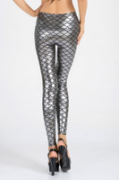 Back - Silver metallic scales