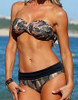 Camo cheeky banded bathing suit