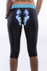 Back - Butterfly print sports gym running yoga pants 