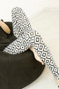 Black white pattern pencil