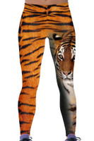 Front - Enormous tiger print yoga
