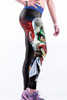 Right - 3D print high waist womens sport yoga pants