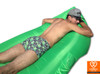 Green air sofa - inflatable lounge couch