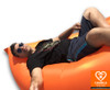Orange air sofa - inflatable lounge couch Orange air sofa - inflatable lounge couch