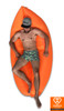 Orange air sofa - inflatable lounge couch Orange air sofa - inflatable lounge couch