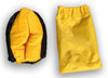 Yellow air sofa - inflatable lounge couch