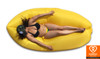Yellow air sofa - inflatable lounge couch