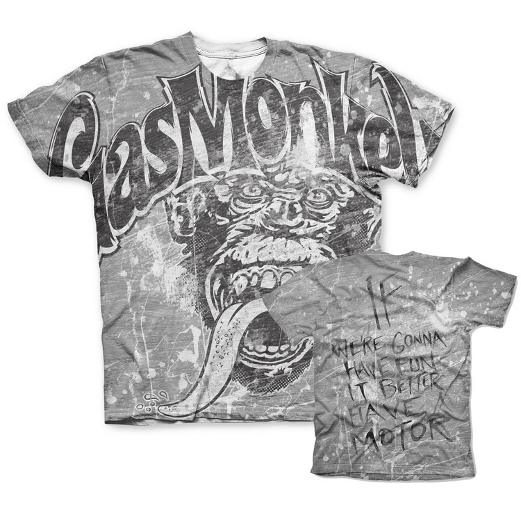 Grunge worn out grey - gas monkey garage