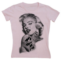 Marilyn monroe got attitude & tattoos