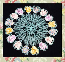 Unique crocheted doily
