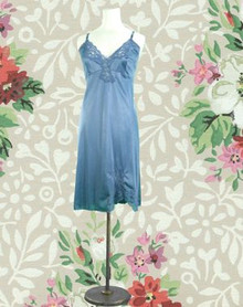 Prussian blue 1950s full slip