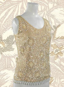 Sparkly Marco Polo beaded tank