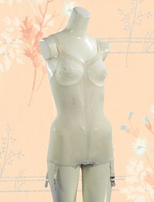 Elastic 1960s snap crotch girdle