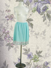 Sassy robin's egg blue half slip