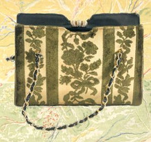 1960s olive green purse