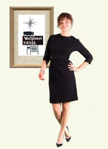 Classic vintage little black dress