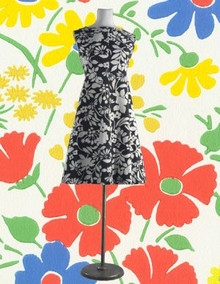 1960s Cotton pique princess dress