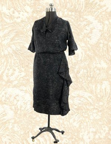 Elegant print flutter dress