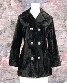 Super mod penne velvet pea coat
