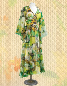 Show stopping floral gown