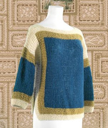1960s wool color block sweater