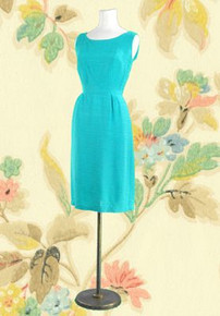Charming cerulean blue tank dress